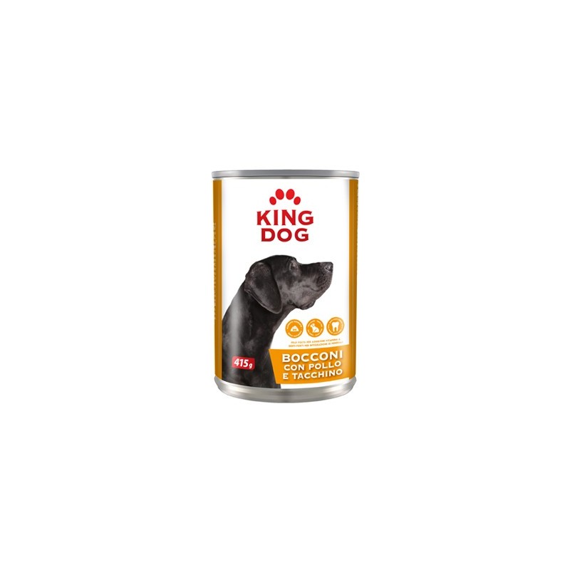 KING DOG BOCCONI 415GR POLLO TACCHINO