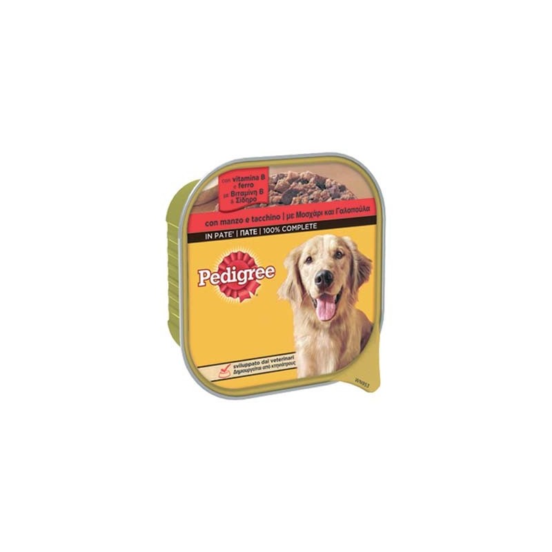 PEDIGREE 300 GR MANZO TACCHINO