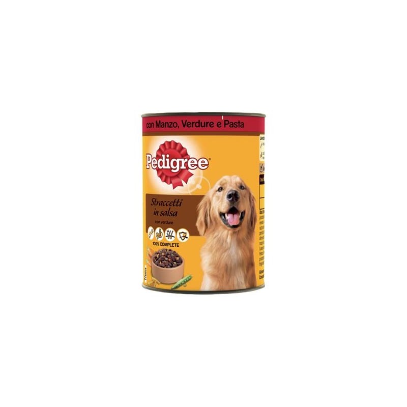 PEDIGREE BOCCONI CANE GR.400 MANZO/VERDURE/PASTA
