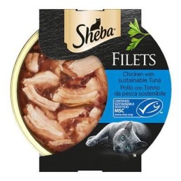 SHEBA FILETTI POLLO & TONNO GR.60