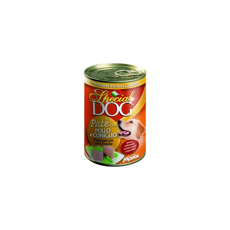 SPECIALDOG PATE' 400GR POLLO CONIGLIO