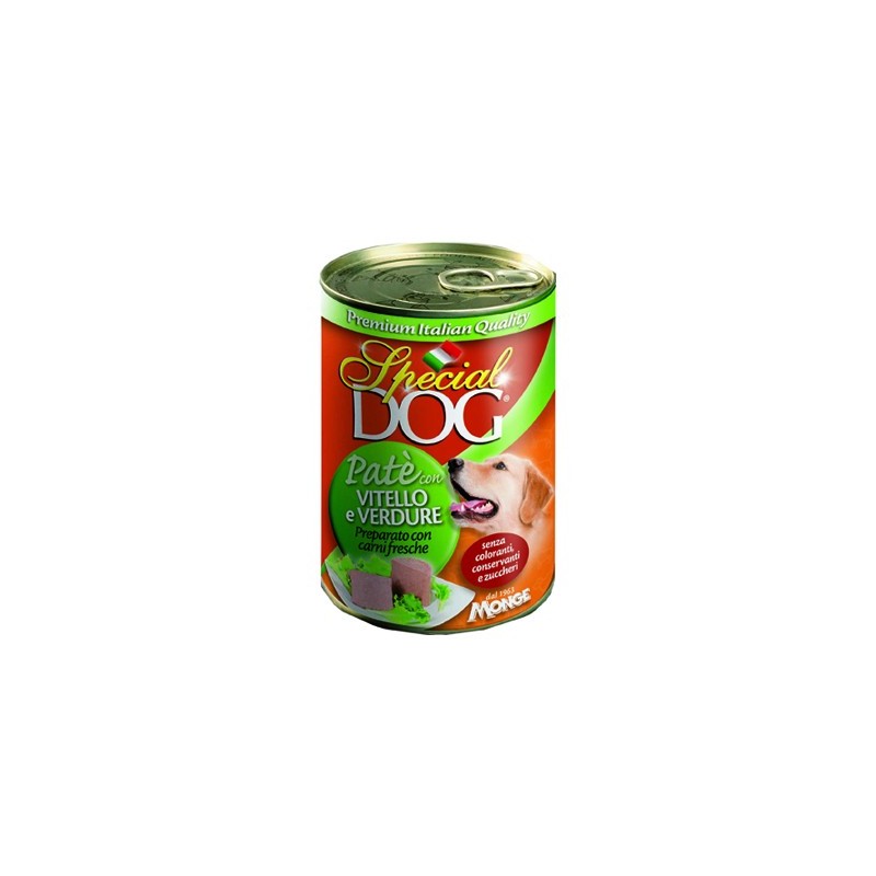 SPECIALDOG PATE' 400GR VITELLO VERDURE