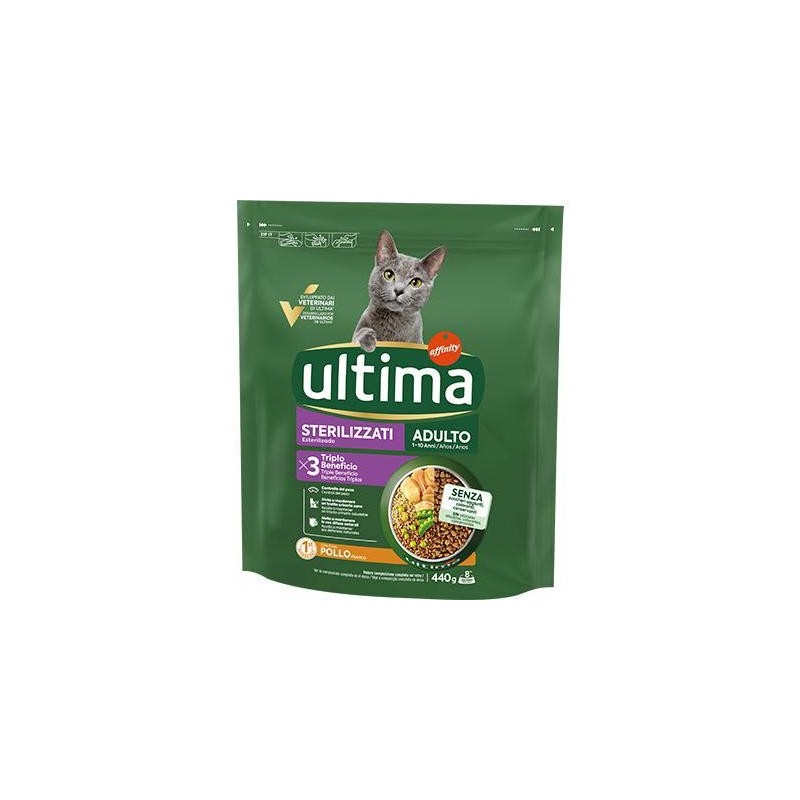 ULTIMA CAT STERILIZZATO POLLOGR.440