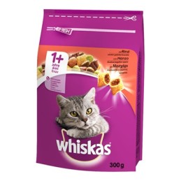 WHISKAS CROCCANTINI GR.300 MANZO ADULT 1 GATTO