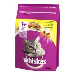WHISKAS CROCCANTINI GR.300 POLLO ADULT1 GATTO