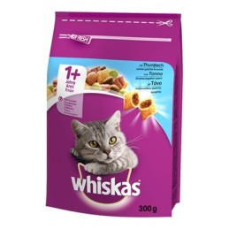 WHISKAS CROCCANTINI GR.300 TONNO ADULT1 GATTO