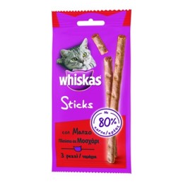 WHISKAS STICKS GR.18 MANZO