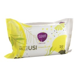 CLENDY SALVIETTINE 15 PZ MILLEUSI RINFRESCANTI LIMONE
