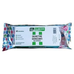 DR.KLIMCKE SALVIETTINE IGIENIZZANTI MULTISUPERFICI X40 PEZZI