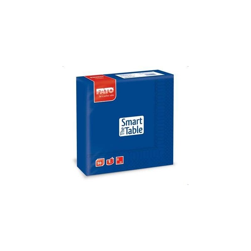 FATO TOVAGLIOLI CARTA BLU CM.33X33X50 2VELI