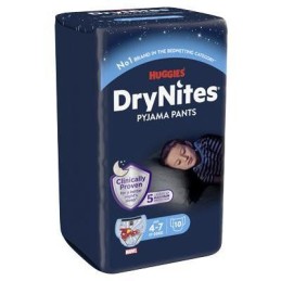 HUGGIES DRYNITES BOY MISURA MEDIA PZ.10 17-30 KG._4-7 ANNI