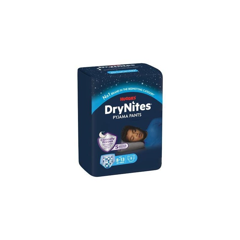 HUGGIES DRYNITES BOY PZ.9 LARGE (27-57 KG.) 8-15 ANNI