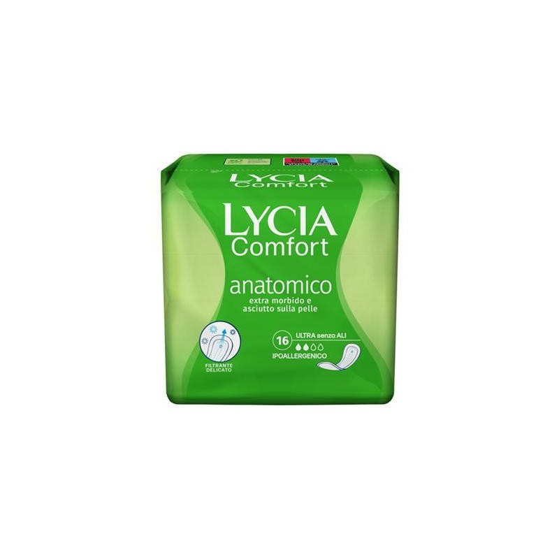 LYCIA ASSORBENTI ANATOMICI X16