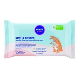 NIVEA SALVIETTINE BABY SOFT & CREAM X 57