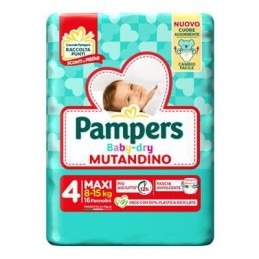 PAMPERS BABY DRY PANN.MUTANDINO 4 MIS.
