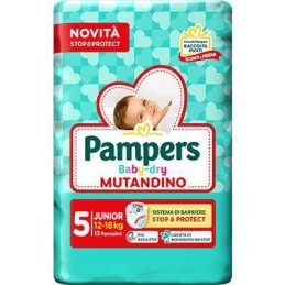 PAMPERS BABY DRY PANN.MUTANDINO 5 MIS.