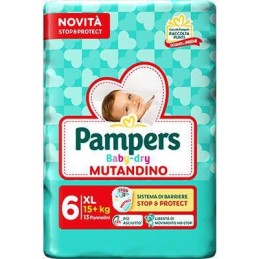 PAMPERS BABY DRY PANN.MUTANDINO 6 MIS.