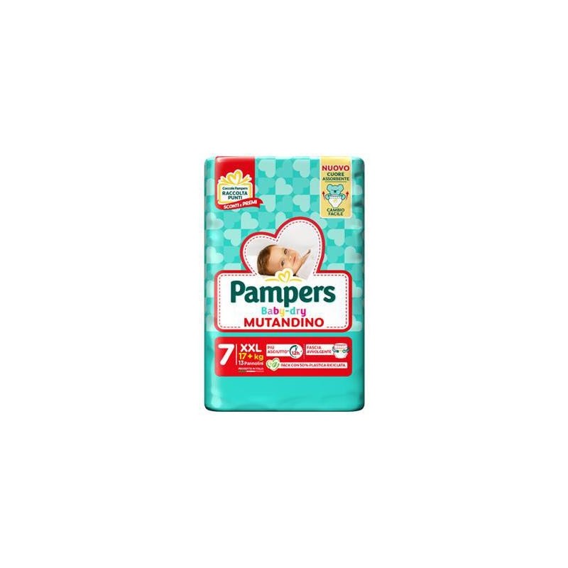 PAMPERS BABY DRY PANN.MUTANDINO 7 MIS.