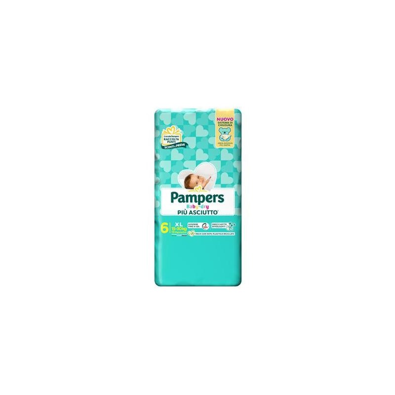 PAMPERS BABY DRY PANNOLINI 6 MIS.