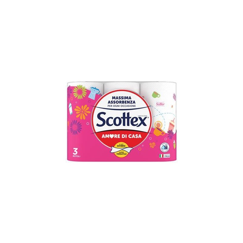 SCOTTEX ASCIUG. 3 ROTOLI