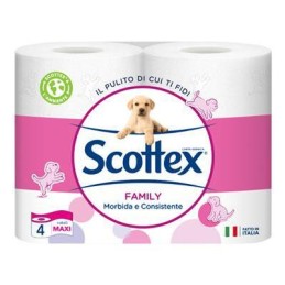 SCOTTEX CARTA IGIENICA 4 ROTOLI FAMILY 4 VELI