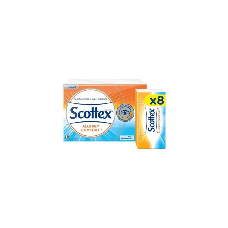 SCOTTEX FAZZOLETTI ALLERGY CONFORT X 8 PZ