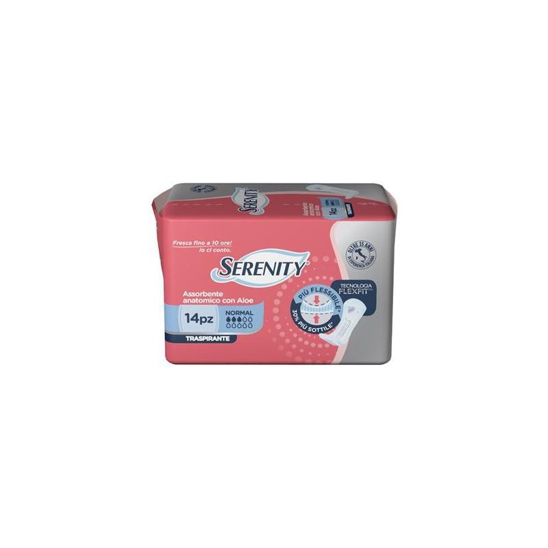 SERENITY ASSORBENTE ANATOMICOFLEXFIT NORMAL X14