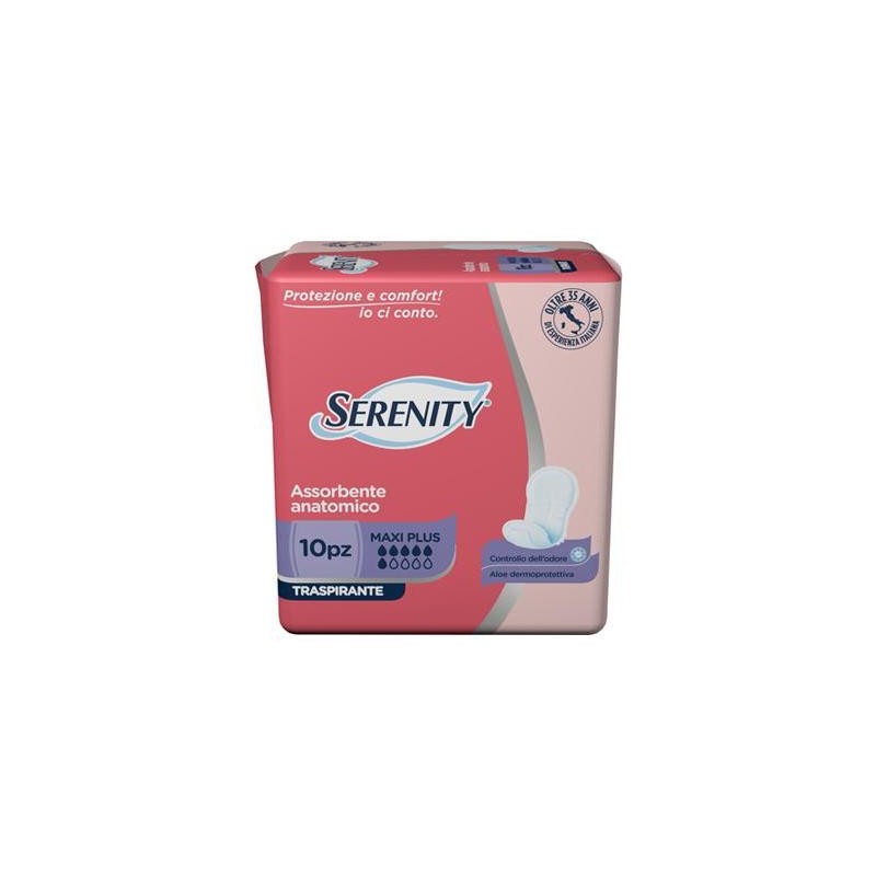 SERENITY ASSORBENTI ANATOMICO MAXI PLUS X 10