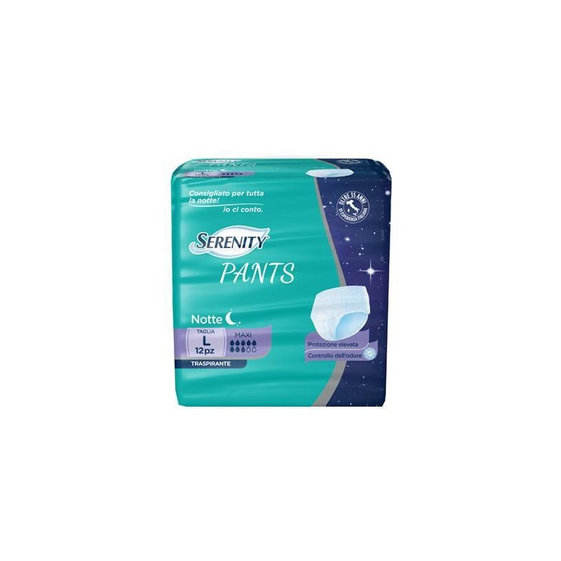 SERENITY PANTS NOTTE TAGLIA L12 PEZZI