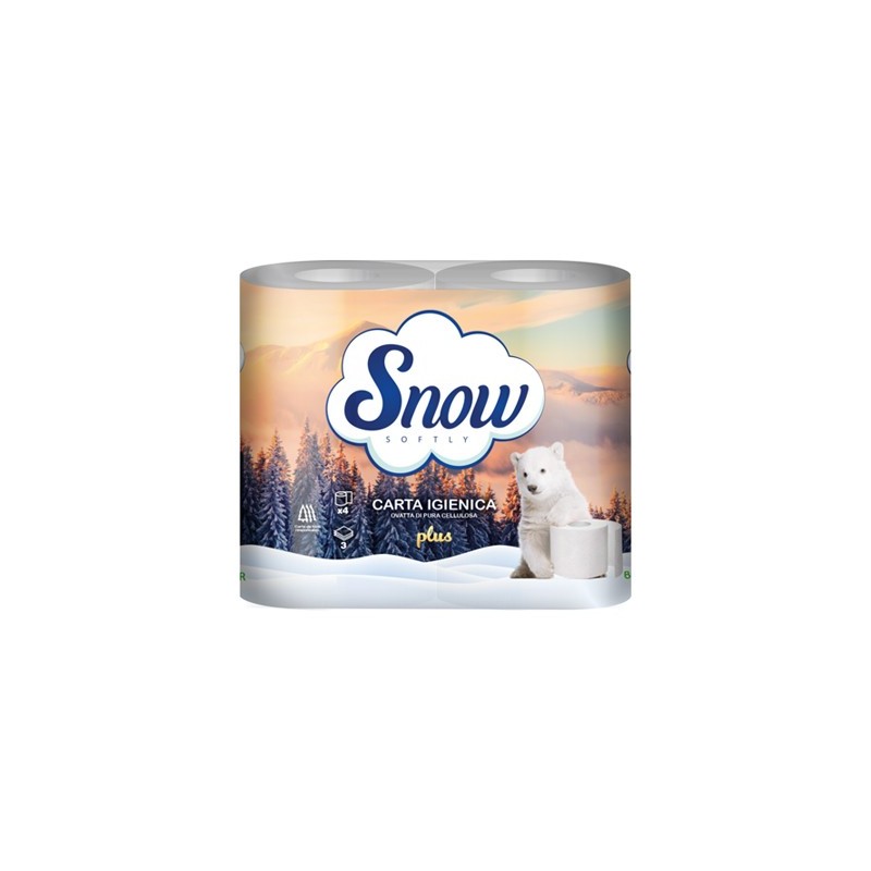 SNOW CARTA IGIENICA 3 VELI X 4 PLUS 380 GR