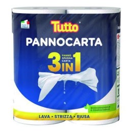 TUTTO PANNOCARTA X 2 ROTOLI 3IN1