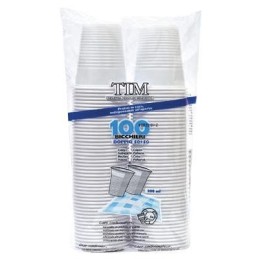 BICCHIERI BIANCHI 200CC X 100 TIM