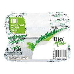 BIOTABLE PALETTE CAFFE' LEGNO X 100