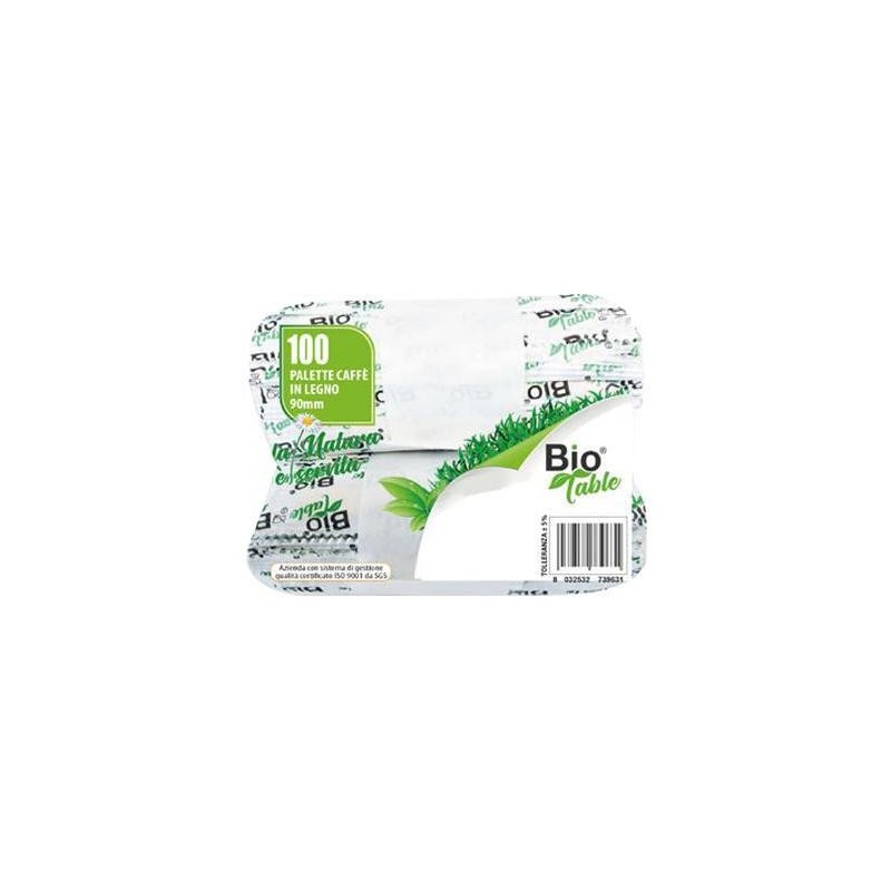 BIOTABLE PALETTE CAFFE' LEGNO X 100