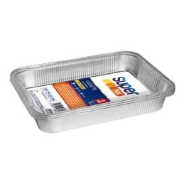 CONTENITORI CON COPERCHIO ALLUMINIO 4 PORZIONI SUPER PACK