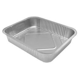 KITO CONTENITORI ALLUMINIO 2 PZ 8 PORZIONI SMOOTH WALL