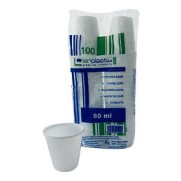 LARIPLAST BICCHIERI CC80X100PZBIANCHI