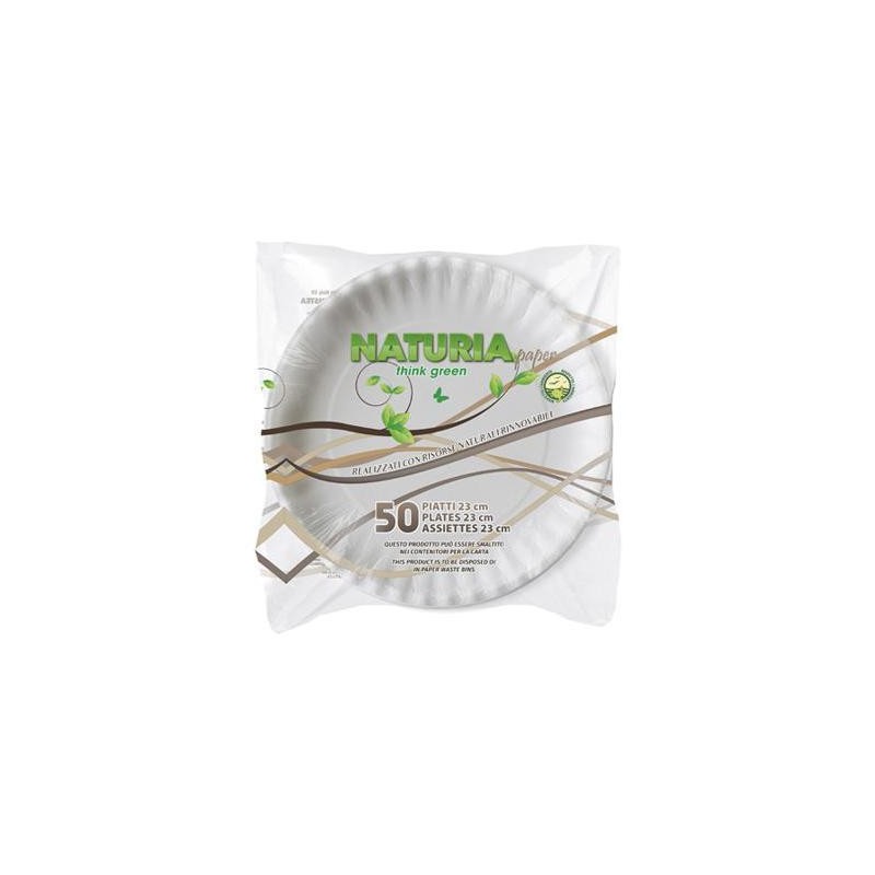 NATURIA PIATTI BIANCHI PAPER 230 X 50 PZ