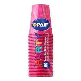 PAIF BICCHIERI COLORATI FUCSIACC.200 X50