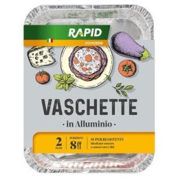 RAPID CONTENITORI SENZA COPERCHIO 8 PORZIONI 2 PZ.