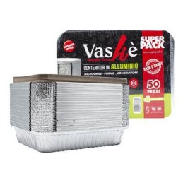 SUPER PACK CONTENITORE 4 PORZ.50 PZ + 50 COPERCHI