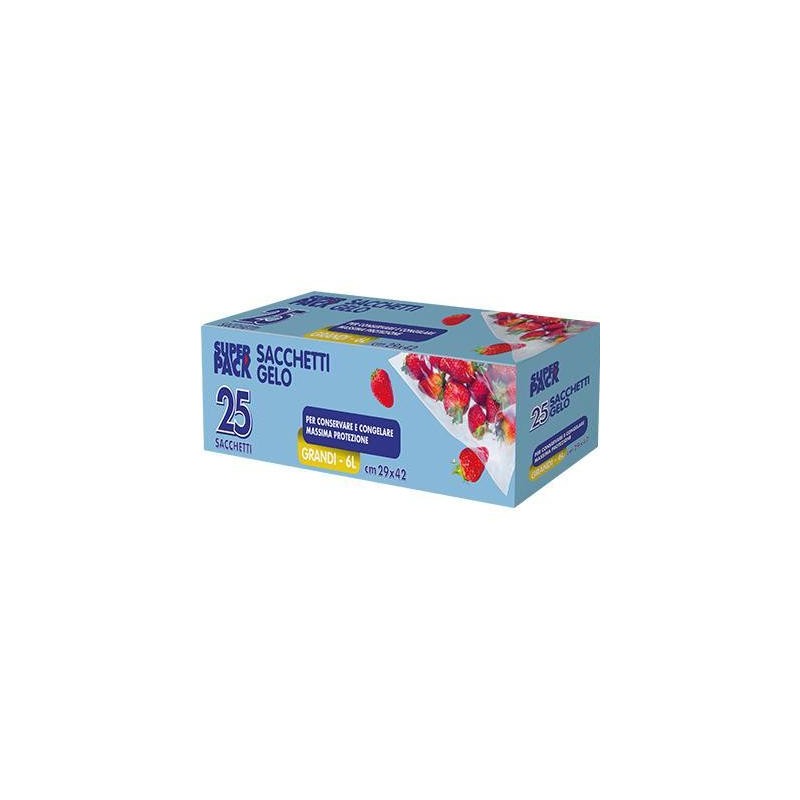 SUPER PACK SACCHI FREEZER X25SP/SACGELO 29X42CM