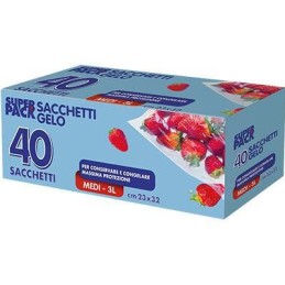 SUPER PACK SACCHI FREEZER X40SP/SACGELO 23X32CM