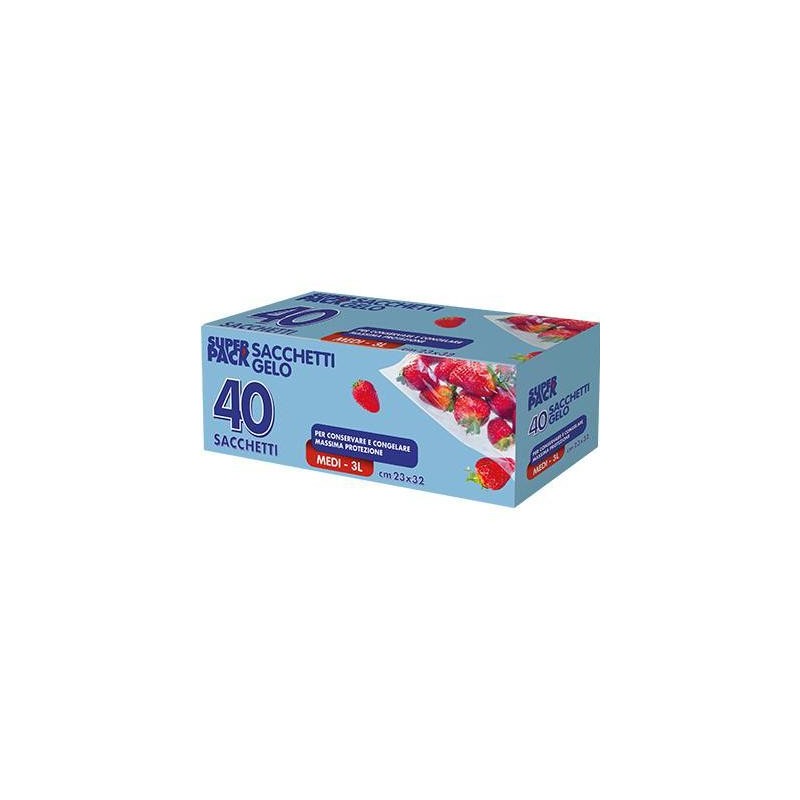 SUPER PACK SACCHI FREEZER X40SP/SACGELO 23X32CM