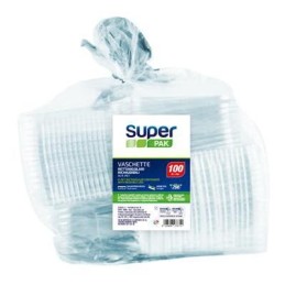 SUPERPAK VASCHETTA RETTANGOLARE 750 CC X 100