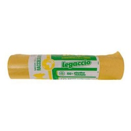 THE BEST SACCHI CON LEGACCIO 150LT 10 PEZZI 70X110 GIALLI