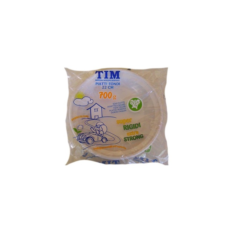 TIM PIATTI FONDI BIANCHI DIAM.22 GR.700