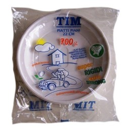 TIM PIATTI PIANI BIANCHI DIAM.22 GR.700
