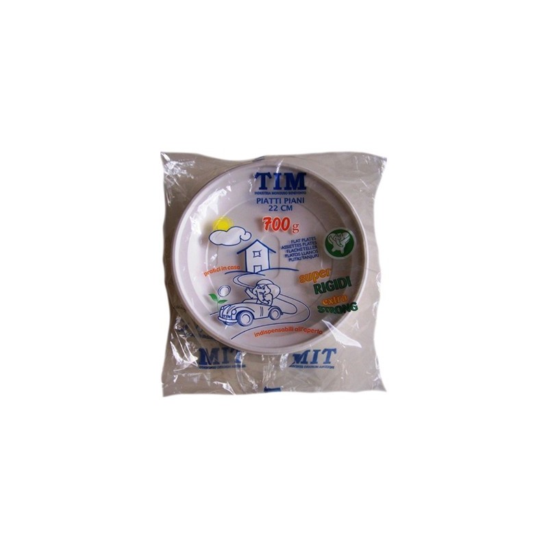 TIM PIATTI PIANI BIANCHI DIAM.22 GR.700