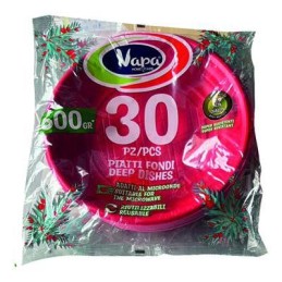 VAPA PIATTI ROSSI FONDI X30 GR.600